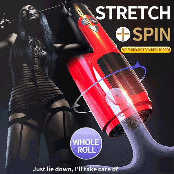 DARK KNIGHT Thrusting Rotating Moan Sucker Masturbator