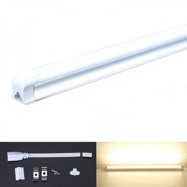 60cm 9W 220V 48LED 2835 SMD T8 Integrated Light Tube Strip Light Bulbs for Garage Warehouse Workshop Basement Commercial Shop Office Supermarket - Warm White