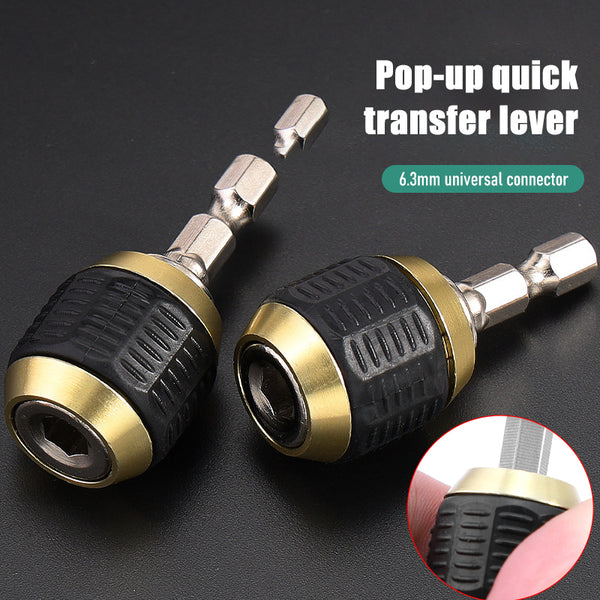 60mm Keyless Drill Chuck Screwdriver Impact Driver Adaptor 1/4 '' Hex Shank Drill Bit Tool Quick Change Convertor Adapter Tools
