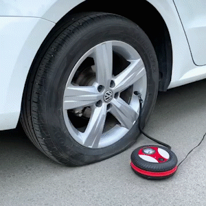 Portable Mini Auto Car Air Pump 12V 260PSI Car Electric Tire Inflator Pump Air Pressure Gauge