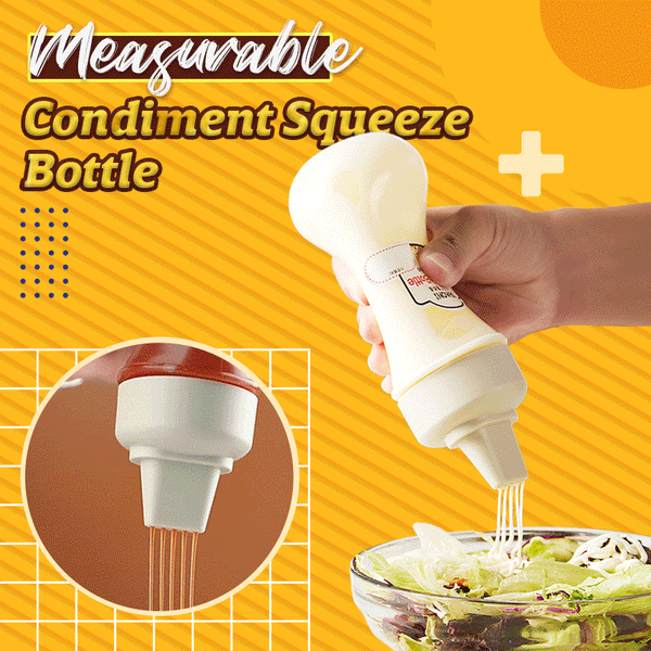 Measurable Condiment 5 holes Squeeze  Bottle