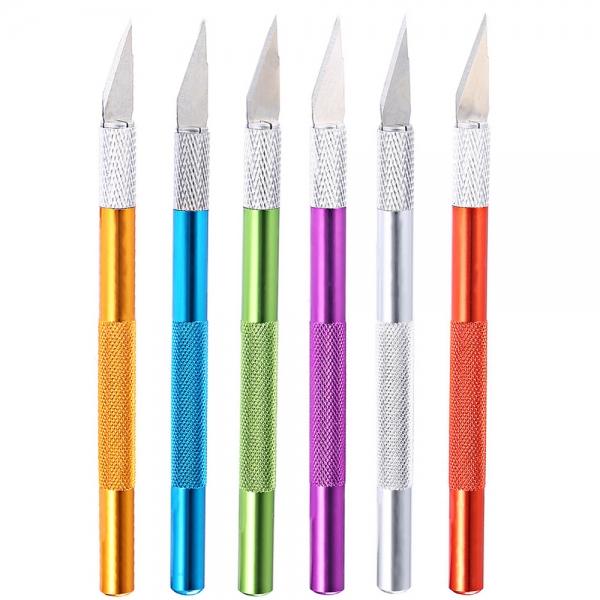 6Pcs metal carving knife / hand knife