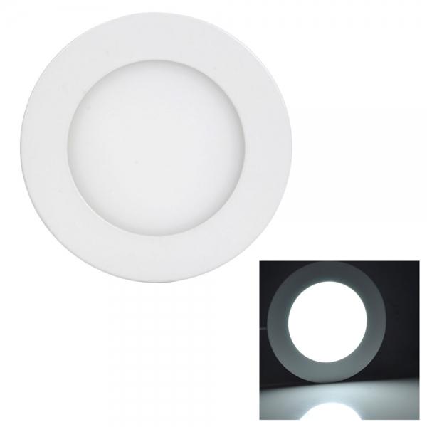 6W LED Downlight Ultra Slim Recessed Ceiling Panel Lights Round - White