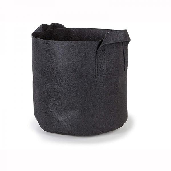 7 Gallon Garden Grow Bag Aeration Fabric Pots Flower Planters Bags with Handles - Black