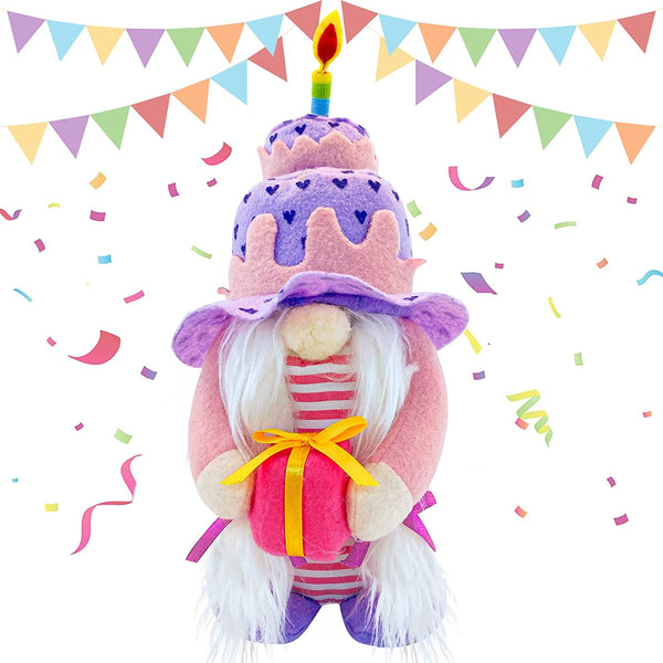 Birthday Gnome Unique Birthday Gifts for Women Mom Mother Wife Grandma Daughter Her Girl Sister Fun Best Happy Birthday Gift Ideas Birthday Party Decor Birthday Decorations