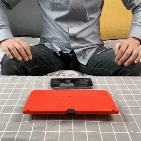 10 inch Mobile Phone Screen Magnifier Projection Radiation Protection Eye Protection Phone Bracket