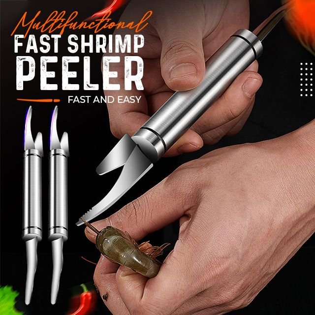 Multifunctional Fast Shrimp Peeler Quickly removes fish scales/ shrimp shells and lines opens fish maw peels duck/chicken/pig intestines tool