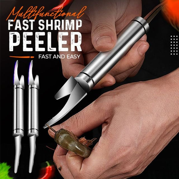 Multifunctional Fast Shrimp Peeler Quickly removes fish scales/ shrimp shells and lines opens fish maw peels duck/chicken/pig intestines tool