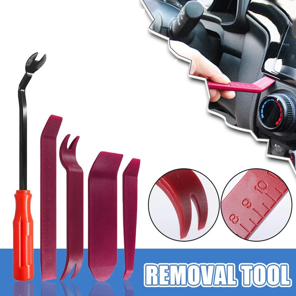 5PCS Auto Door Clip Panel Trim Removal Tool Kits Navigation Disassembly Seesaw Car Interior Plastic Seesaw Conversion Tools