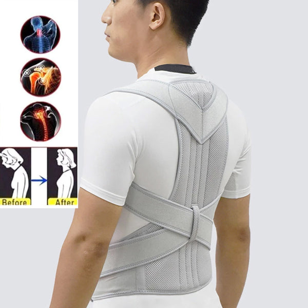 New Upper Fiber Strip Correction Back Kyphosis Correction Belt For Men And Women neck and back pain treatment relief band