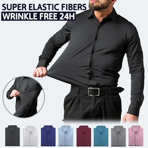 Stretch Anti-wrinkle Shirt No Ironing