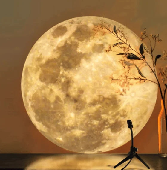 Moon Earth Projection LED Lamp