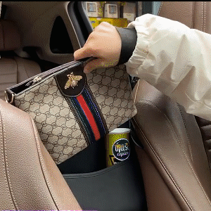 Car Large Capacity Pu Storage Bag