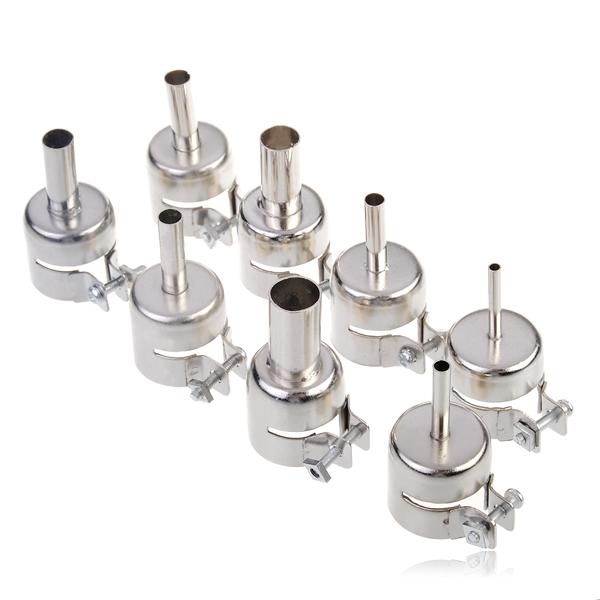 8pcs 850 Heat Gun Nozzle Hot Air Desoldering Station Gun Mouth