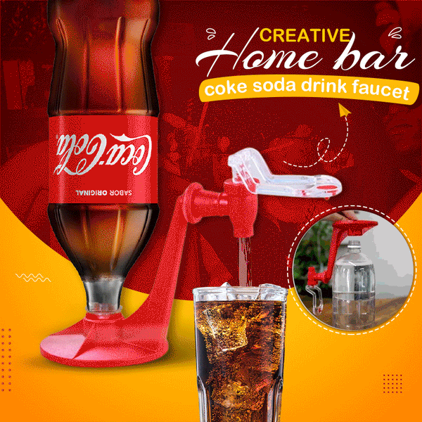Creative party home bar cola soda tap