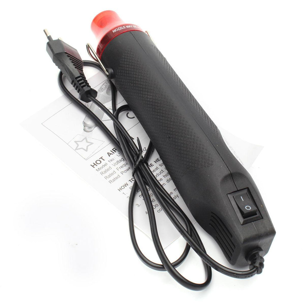 220V/110V 300W DIY Electric Heat Shrink Gun Power Tool Hot Air Temperature Gun with Supporting Seat