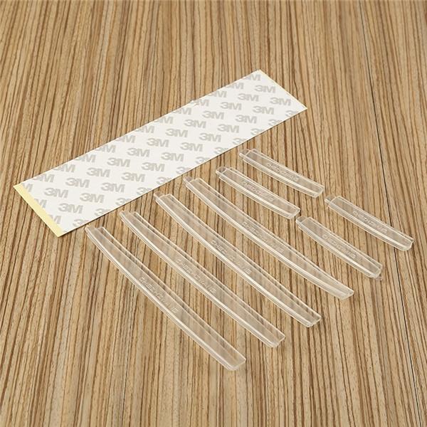8pcs Door Edge Guards Trim Molding Protection Strip Scratch Protector Car Crash Barriers Door Guard Collision Car Stickers Transparent