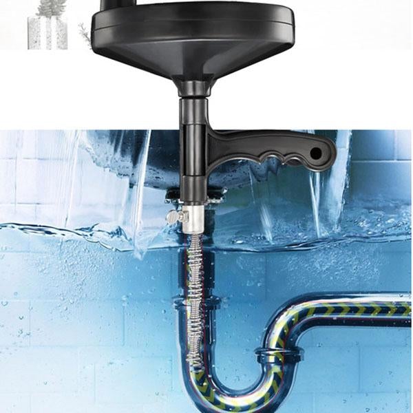 Sink Pipe Drain Cleaner Unblocker Auger Unblock Plunger with 5M 7M Snake Cable Bathroom Dredging Tool Cleaning Sewer Brush