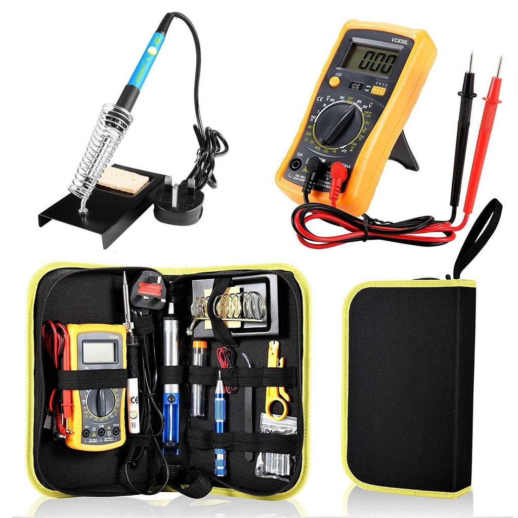 Electric Soldering Iron Multimeter Set Soldering Iron Tool Kit 220V110V 60W US EU AU UK Standard