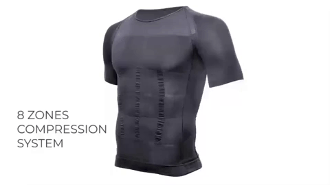 Men's Body Sculpting T-Shirt  Body Toning Shirt