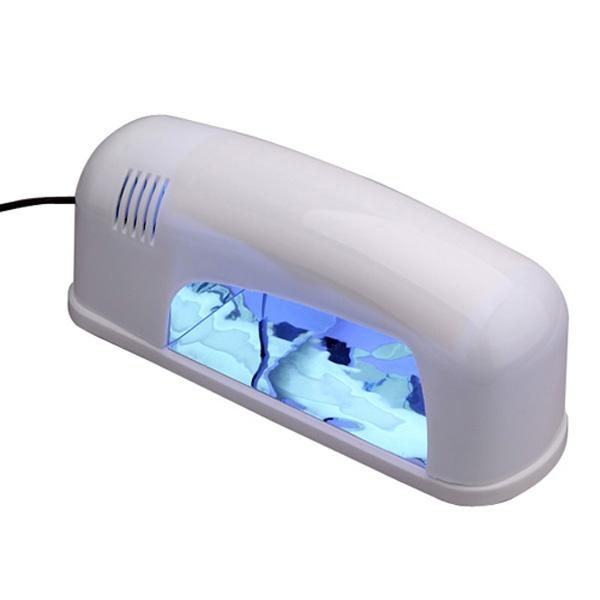 9W 220V Portable UV Gel Nail Art Curing Dryer Lamp Light Polish White