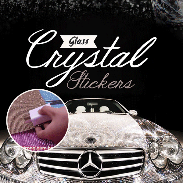 Diamond Crystal Sticker DIY Self Adhesive Flash Diamond Car Home Decor Sticker