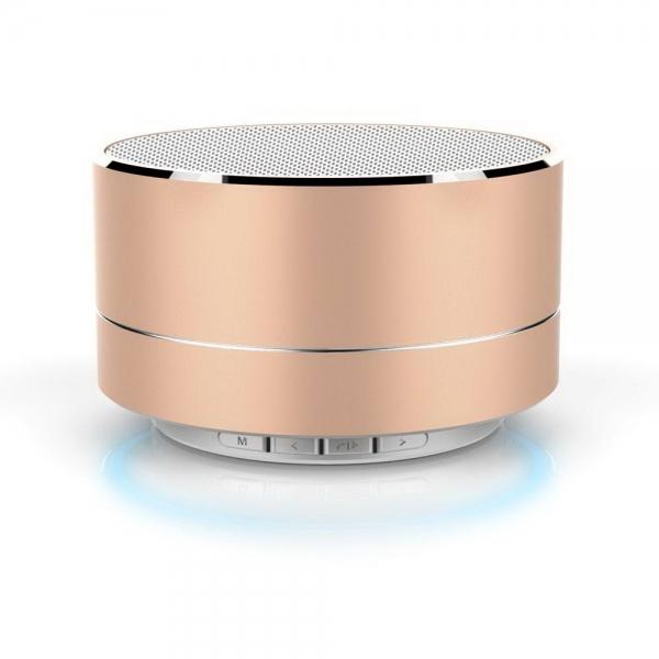 A10 Mini Wireless Bluetooth Speaker TF Card Handsfree Subwoofer Speaker Golden