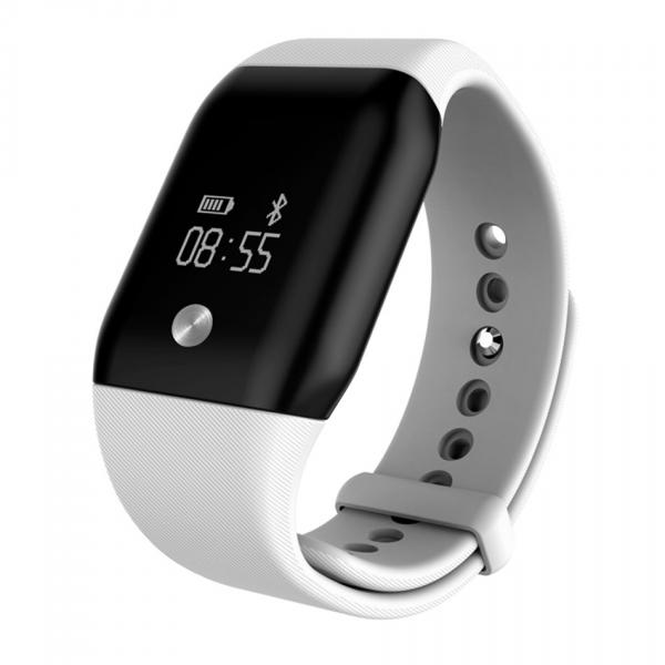 A88+ Bluetooth 4.0 Smart Watch Heart Rate Monitor Blood Oxygen Monitor for iOS iPhone Android - White