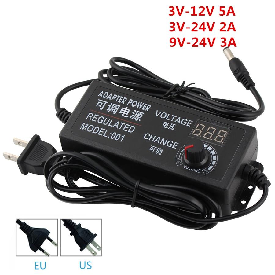 AC DC 3V 5V 9V 12V 24V Adjustable Power Supply,Display Screen Universal Power Supply,5 12 V Volt DC-DC 220V To 12V 24V 5V Smps