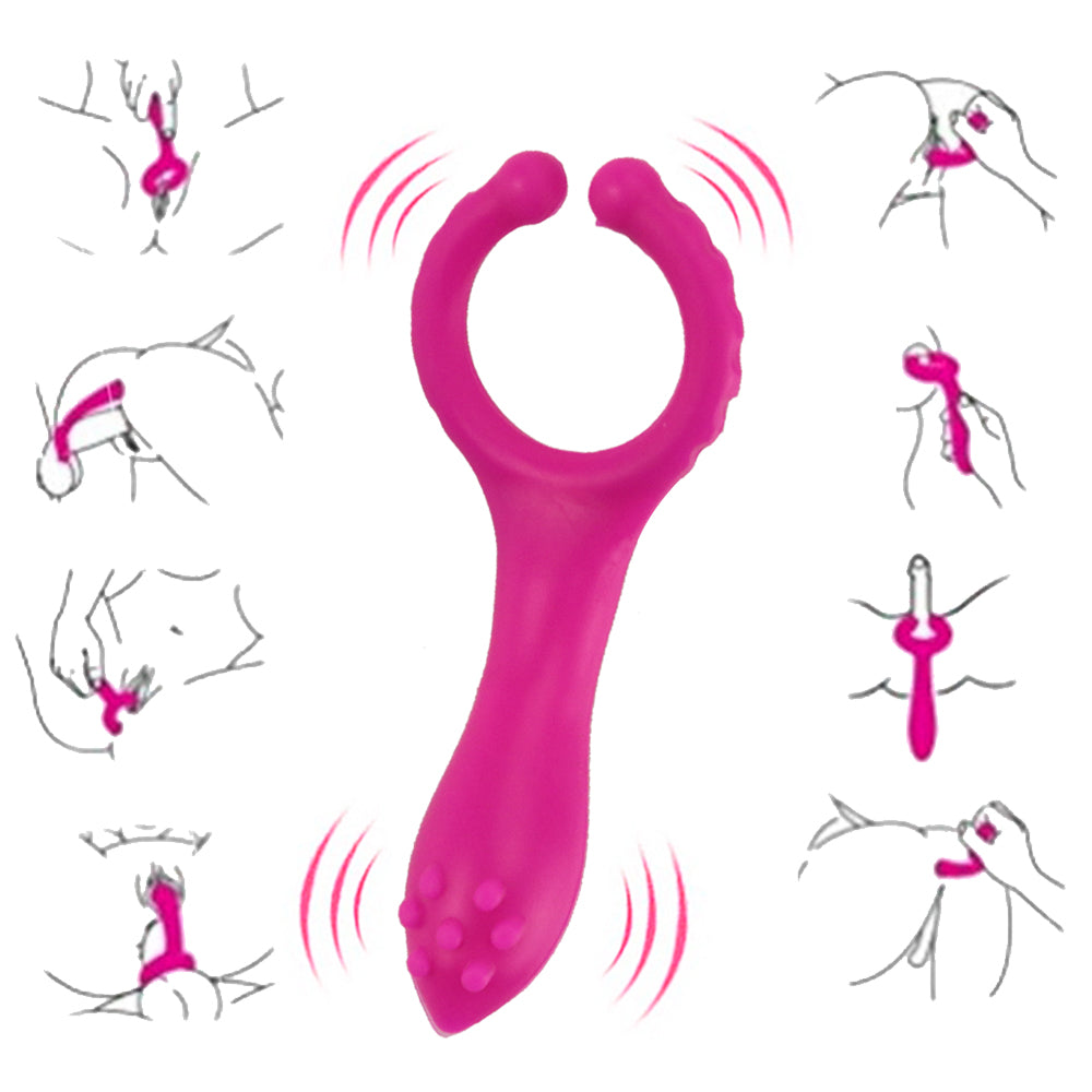 Silicone G spot Stimulate Vibrators Dildo Nipple Clip Masturbate Vibrator Adults Sex Toys For Women Men Couple