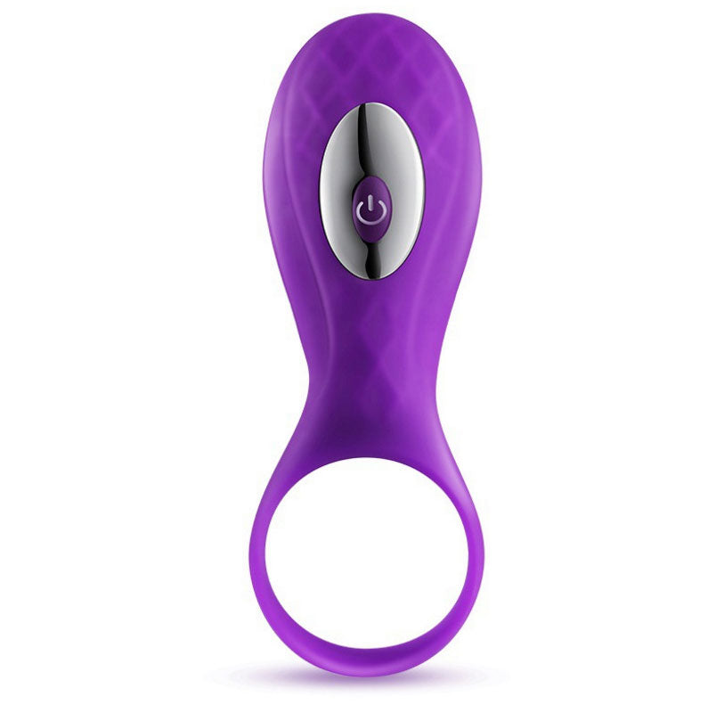 Remote Control 10-Frequency Vibration USB Rechargeable G Spot ONE Lock Silicone Vibrating Cock Ring for Men