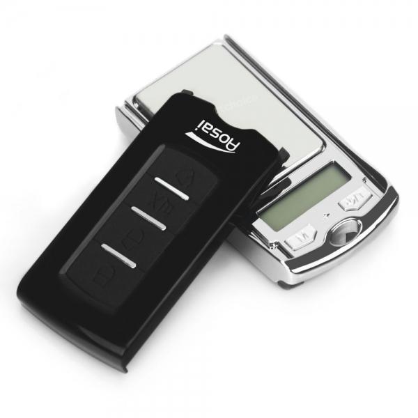 100g/0.01g Car Key Mini Pocket Jewelry Scale Black