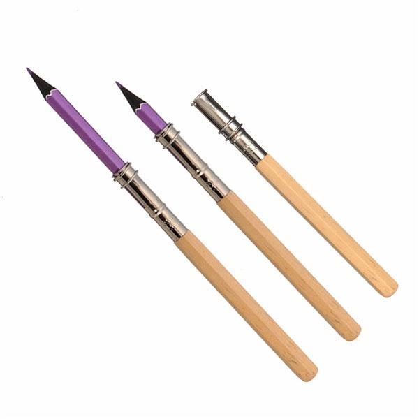 Adjustable Wooden Pencil Extender Lengthener Holder