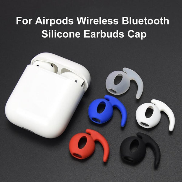 Anti-Slip Silicone In-Ear Hook Earbuds Ear Buds Cover Case For Air Pods ,Wireless Bluetooth Earphones Protective Cushion Parts