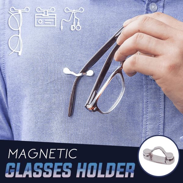 Magnetic Glasses Holder Wired Headphone Work Card Holder For Shirt