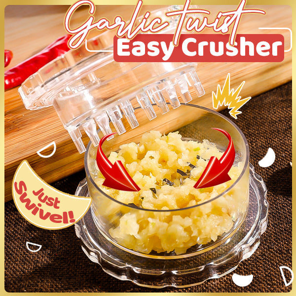 Garlic Twist Crusher Garlic juice does not run off to keep fresh garlic juice