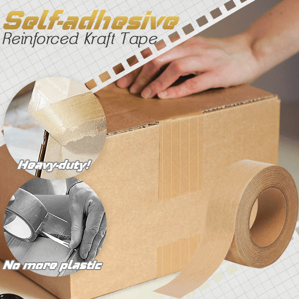 1Roll 30m Self-adhesive Reinforced Kraft Tape