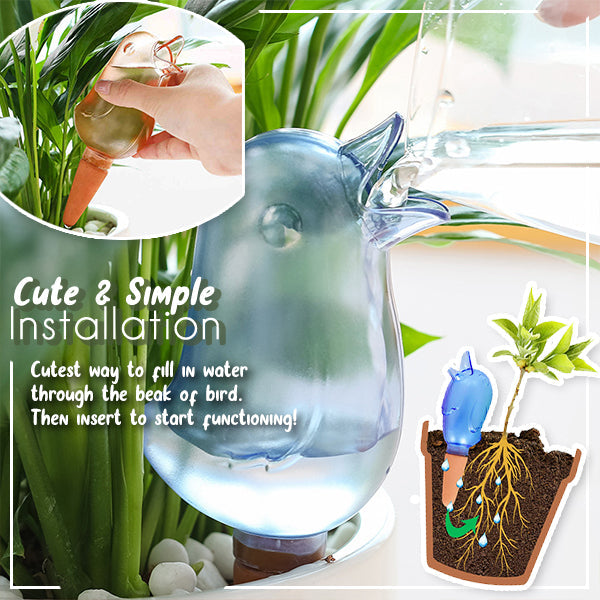 Bird-shaped automatic watering dripper automatic timing watering artifact lazy person watering artifact