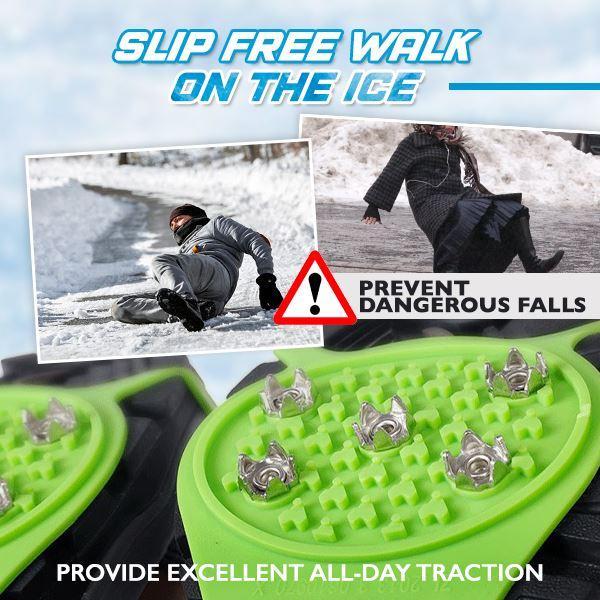 1Pair Anti Slip Ice Traction Cleats