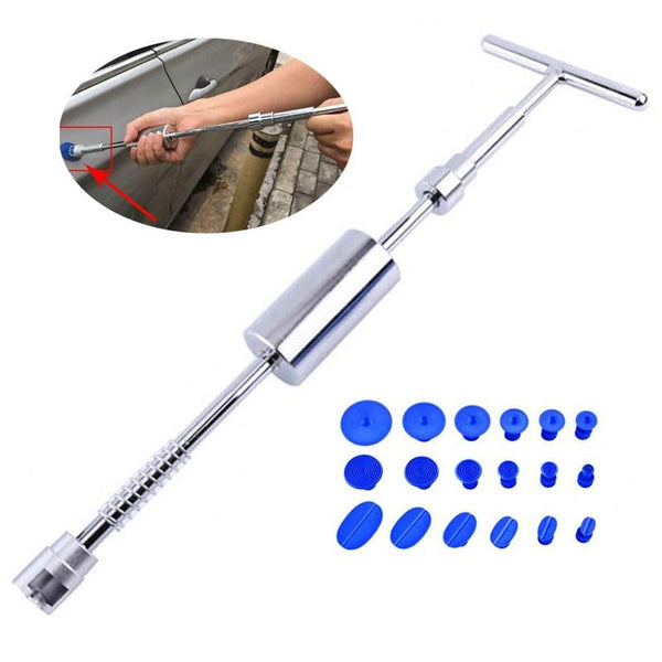 Auto Car Dent Repair Tools Car Paintless Dent Puller Repair Kit Removal Tool Kit Slide Hammer Reverse Hammer Glue 50cm/42cm