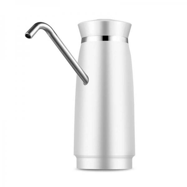 Automatic Wireless Electric USB Rechargeable Water Pump Dispenser White