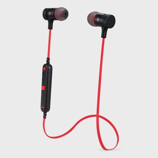 Awei A920BL Wireless Bluetooth 4.0 Sport Stereo Earphone with Connection Noise Reduction Mic for iPhone Samsung Red