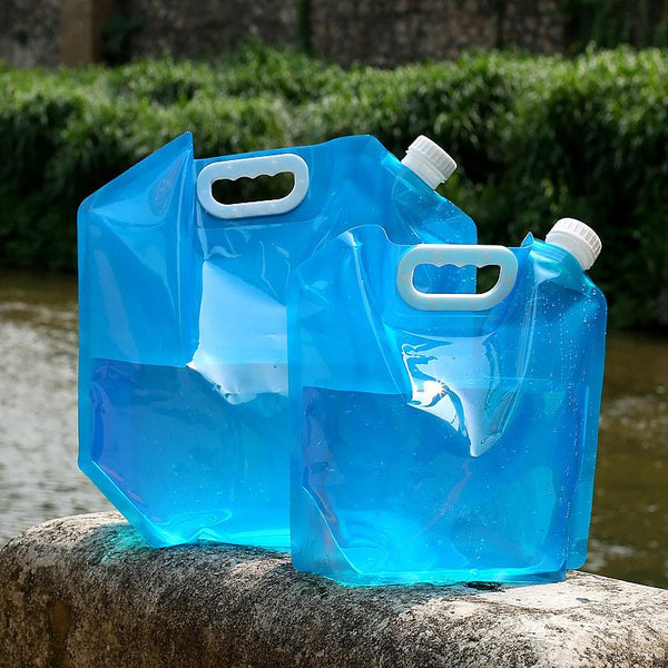 BBQ Water Container Outdoor Water Bag Foldable Portable Drinking Camping Hiking Cooking Picnic Bag Carrier Car 5L/10L Water Tank