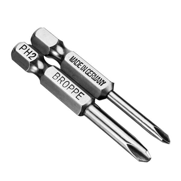 2Pcs 50mm Magnetic Y shaped Head Screwdriver Bits 1/4 Inch Hex Shank