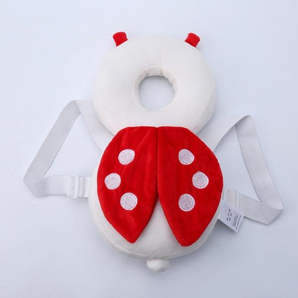 Baby Walking shatter-resistant Head Back Protection Pad Ladybird Shape