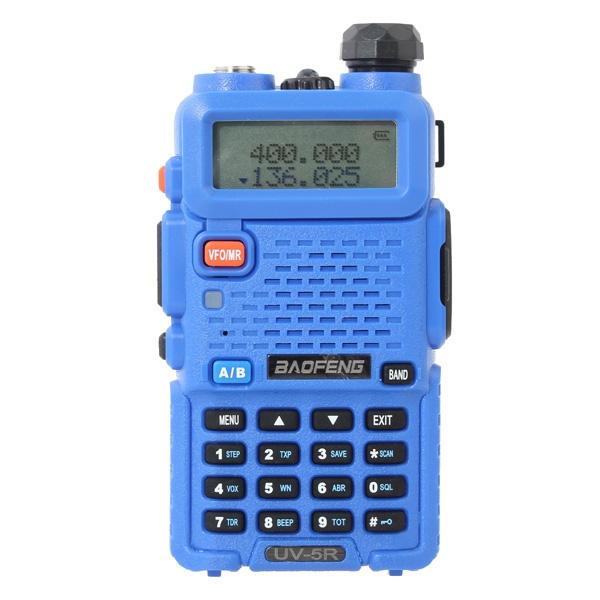 Baofeng BF-UV5R Two-way Radio Handheld Walkie Talkie US Plug Blue