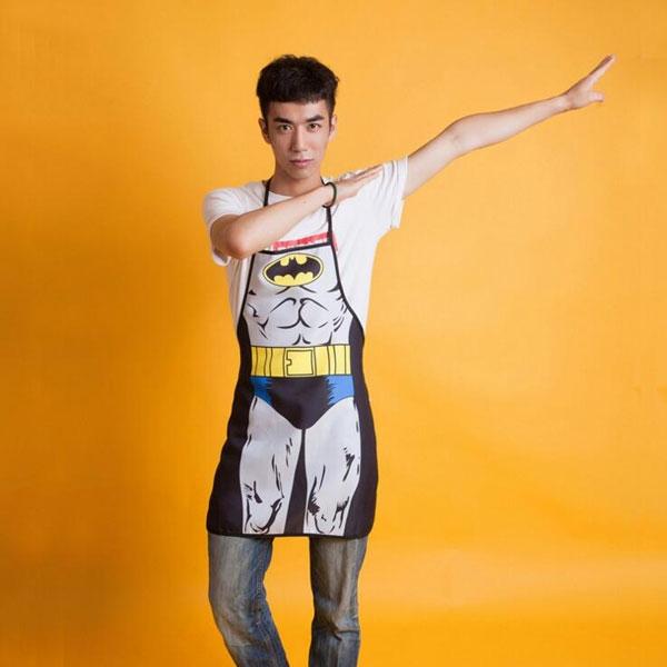 Batman Pattern Creative Washable Kitchen Apron Funny Cooking Supplies