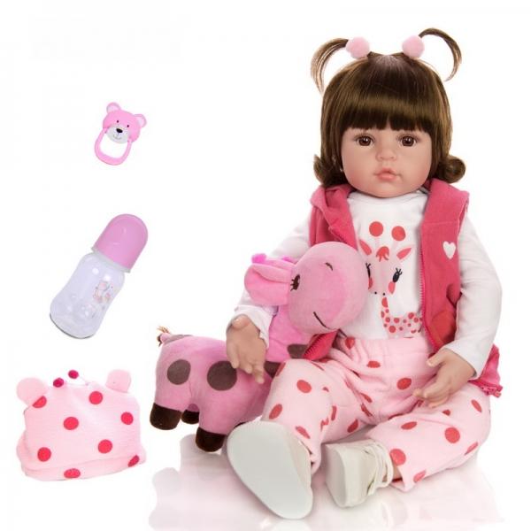 Bebe Doll 18 inch Realistic Silicone Reborn Baby Doll for Ages 3+