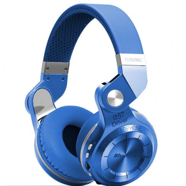 Bluedio Turbine T2 Bluetooth V4.1 Stereo Earphone Wireless Headset Blue