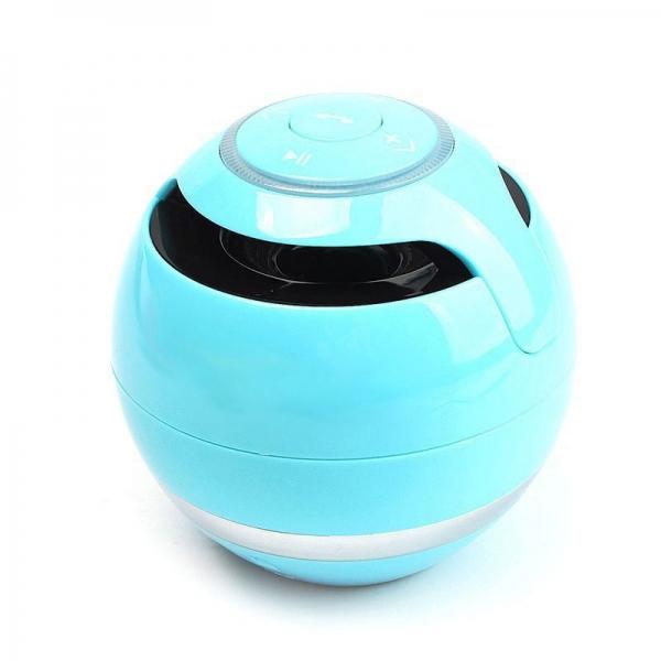 Micro SD Card FM Hands-free Mini Speaker Bluetooth 2.1 Wireless Blue